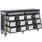 ACME Varian II Dresser, Black Velvet & BLACK & Sliver FINISH