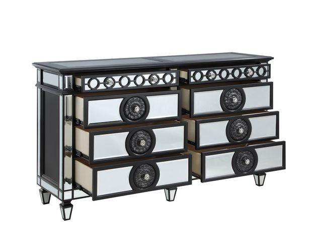 ACME Varian II Dresser, Black Velvet & BLACK & Sliver FINISH