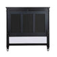 ACME Varian II Eastern King Bed, Black Velvet & BLACK & Sliver FINISH