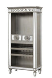 ACME Varian II Wine Cabinet, Antique Platinum