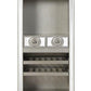 ACME Varian II Wine Cabinet, Antique Platinum