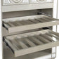 ACME Varian II Wine Cabinet, Antique Platinum