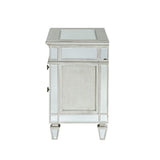 ACME Varian Nightstand, Mirrored