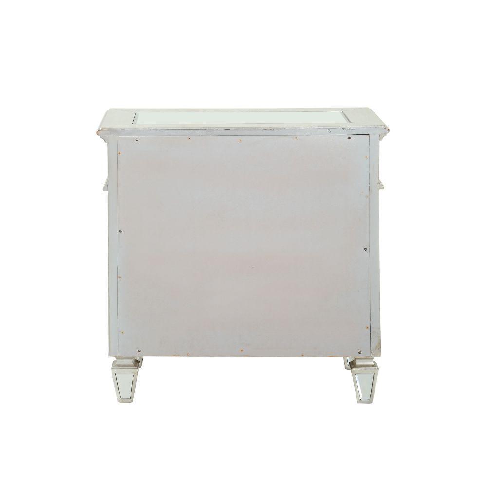 ACME Varian Nightstand, Mirrored