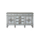 ACME Varian Server, Mirrored & Antique Platinum