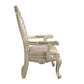 ACME Vatican Arm Chair (1Pc/1Ctn), PU & Champagne Silver Finish