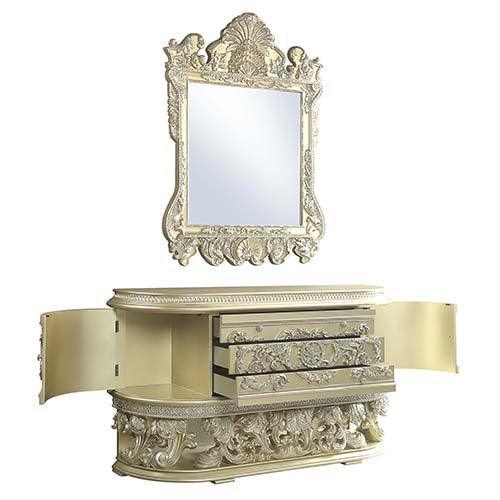 ACME Vatican Dresser, Champagne Silver Finish