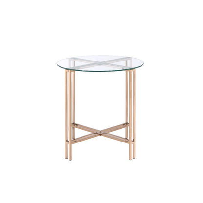 ACME Veises End Table, Champagne