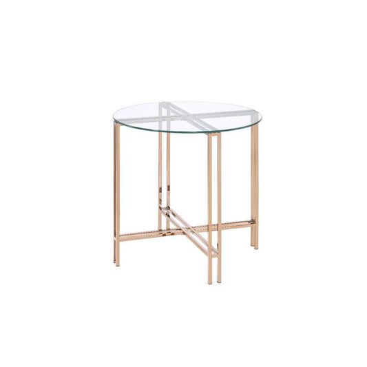 ACME Veises End Table, Champagne