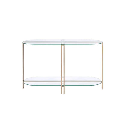 ACME Veises Sofa Table, Champagne