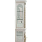 ACME Vendom Curio Cabinet, Antique Pearl Finish