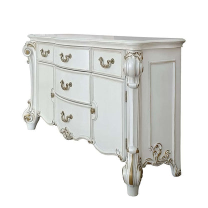 ACME Vendom Dresser, Antique Pearl Finish