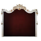 ACME Vendom Eastern King Bed, PU & Antique Pearl Finish