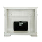 ACME Vendom Fireplace, Antique Pearl Finish