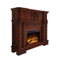 ACME Vendom Fireplace, Cherry Finish