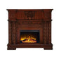 ACME Vendom Fireplace, Cherry Finish