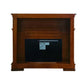 ACME Vendom Fireplace, Cherry Finish