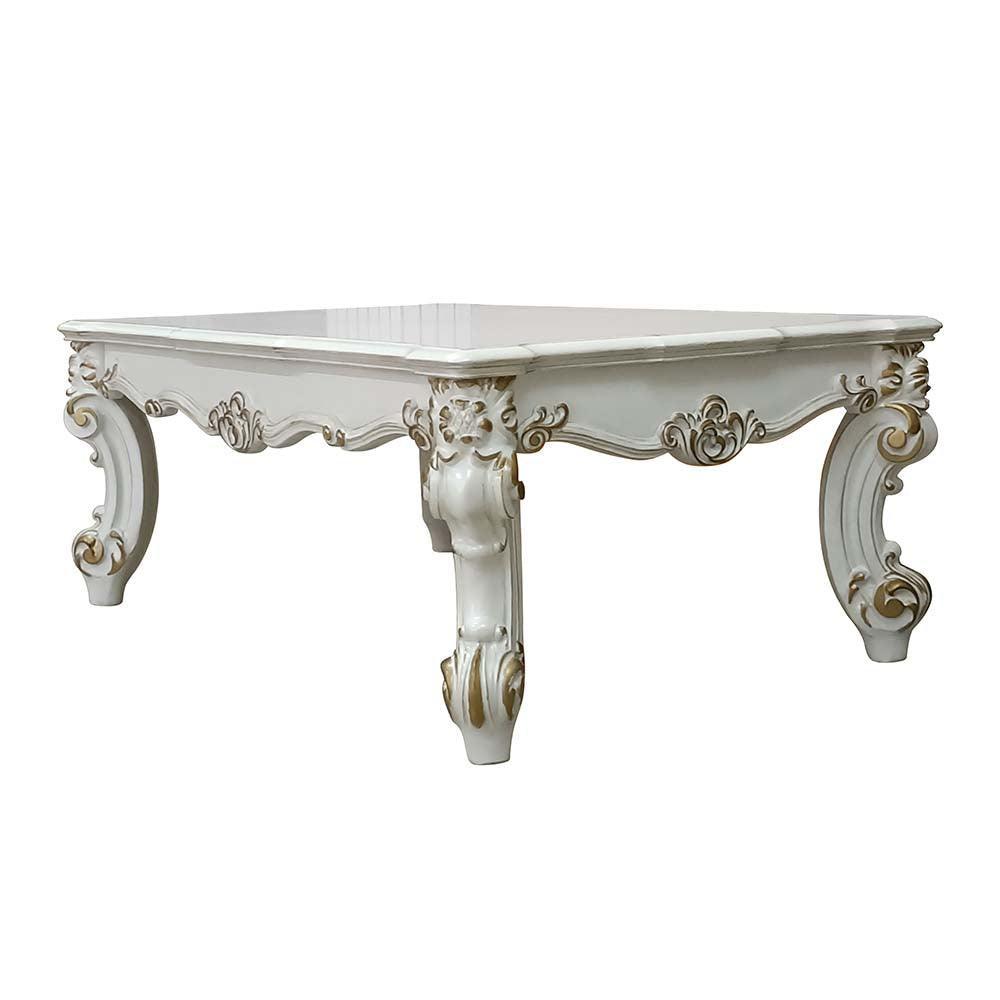 ACME Vendom II Coffee table,  Antique Pearl Finish