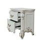 ACME Vendom Nightstand, Antique Pearl Finish