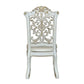 ACME Vendom Side Chair(Set-2), PU & Antique Pearl Finish 1