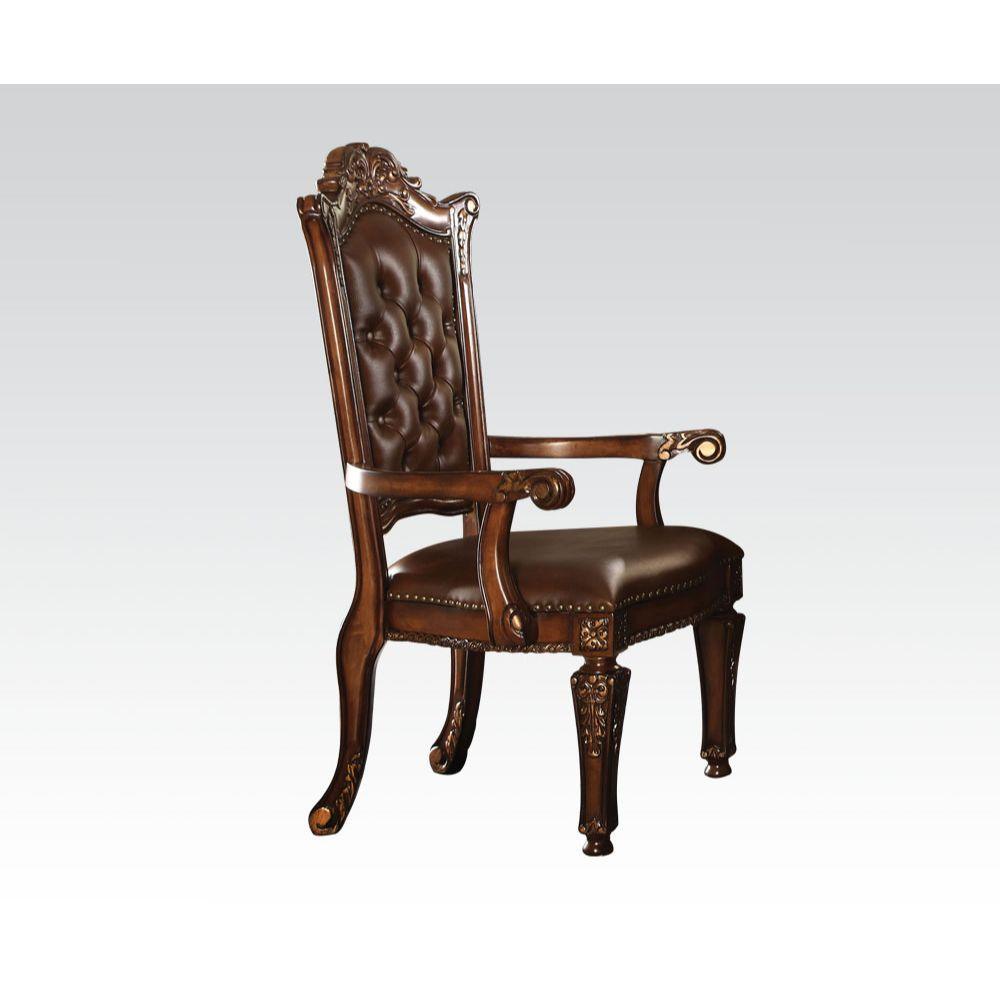 ACME Vendome Executive Chair (Arm), PU & Cherry