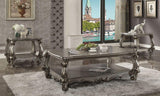 ACME Versailles Coffee Table, Antique Platinum