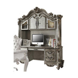 ACME Versailles Computer Desk & Hutch, Antique Platinum  92824