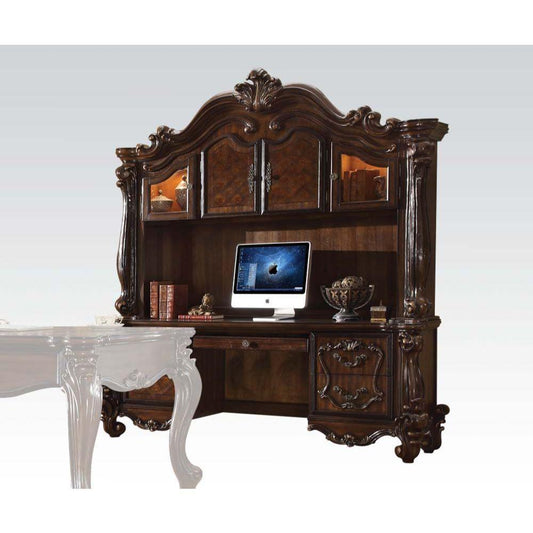 ACME Versailles Computer Desk & Hutch, Cherry Oak  92284