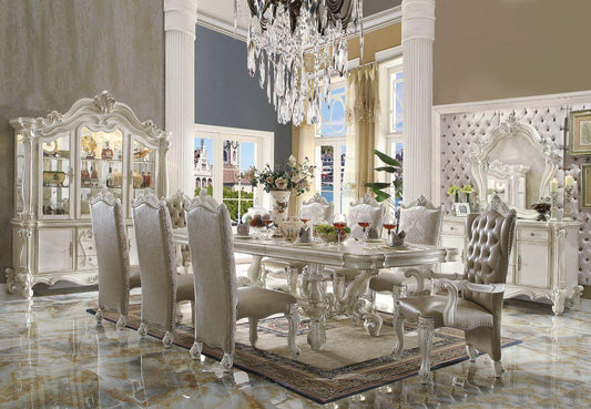 ACME Versailles Dining Table, Bone White  61130