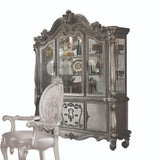 ACME Versailles Hutch & Buffet, Antique Platinum  66824