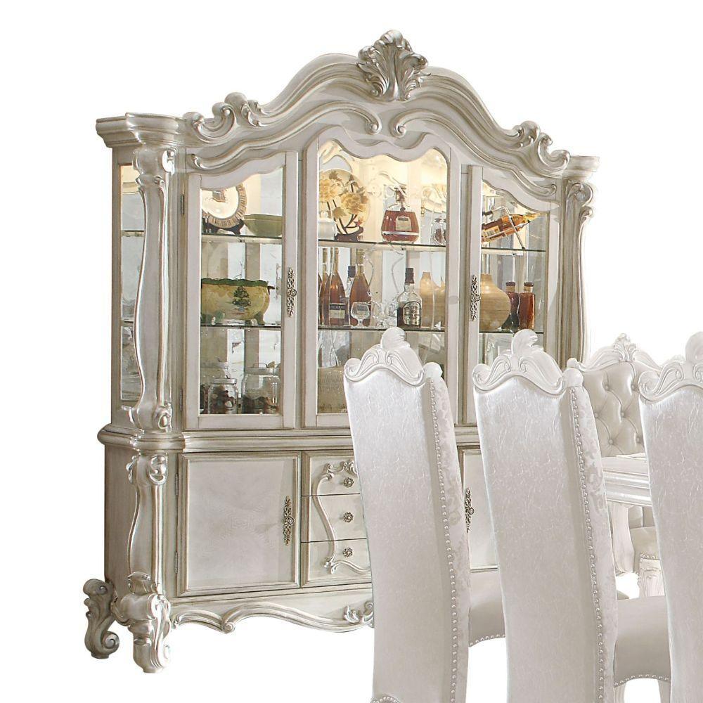 ACME Versailles Hutch & Buffet, Bone White  61134