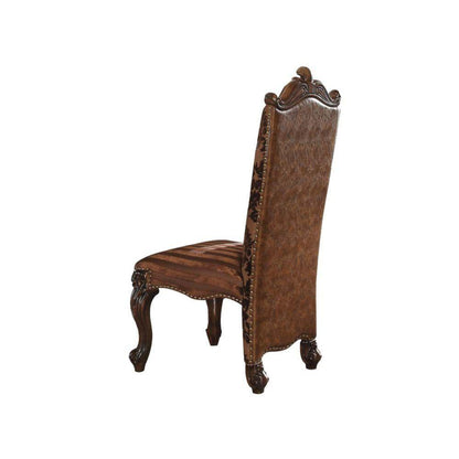 Versailles Side Chair (Set-2), Two Tone Brown