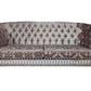 ACME Versailles  Sofa w/7 Pillows, Ivory Fabric & Bone White Finish