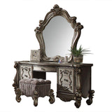 ACME Versailles Vanity Desk, Antique Platinum