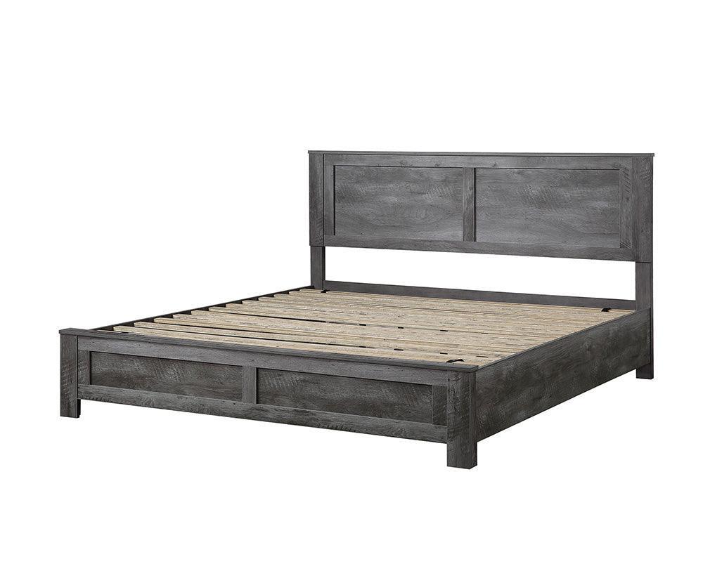 ACME Vidalia Eastern King Bed, Rustic Gray Oak