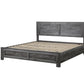 ACME Vidalia Eastern King Bed, Rustic Gray Oak