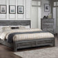 ACME Vidalia Eastern King Bed, Rustic Gray Oak