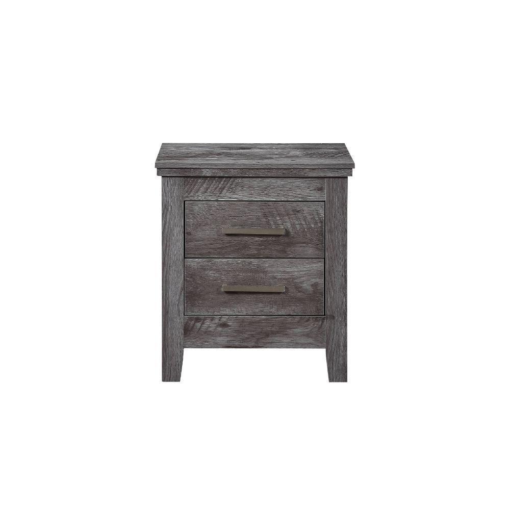 ACME Vidalia Nightstand, Rustic Gray Oak