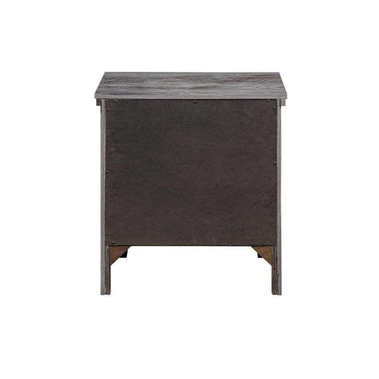 ACME Vidalia Nightstand, Rustic Gray Oak