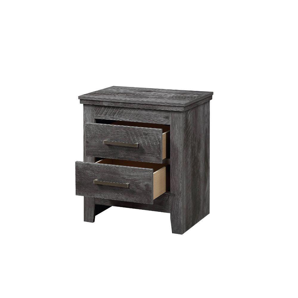 ACME Vidalia Nightstand, Rustic Gray Oak