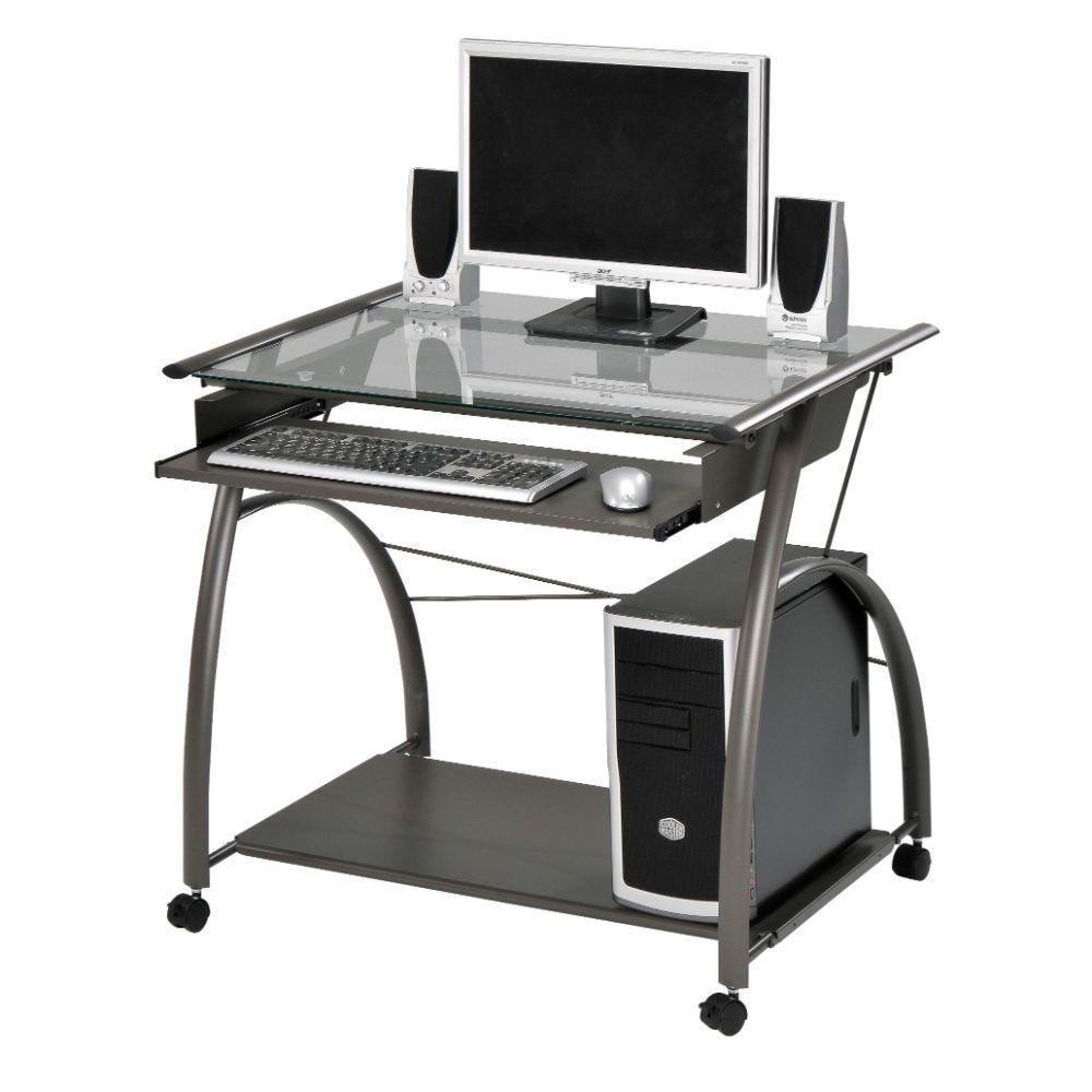 ACME Vincent Computer Desk, Pewter