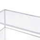 ACME Virtue Coffee Table, Clear Glass & Chrome Finish