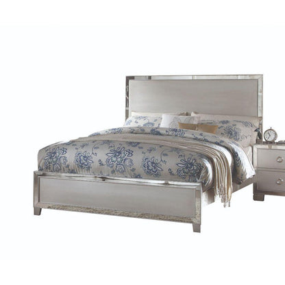 ACME Voeville II Eastern King Bed, Platinum  24837EK