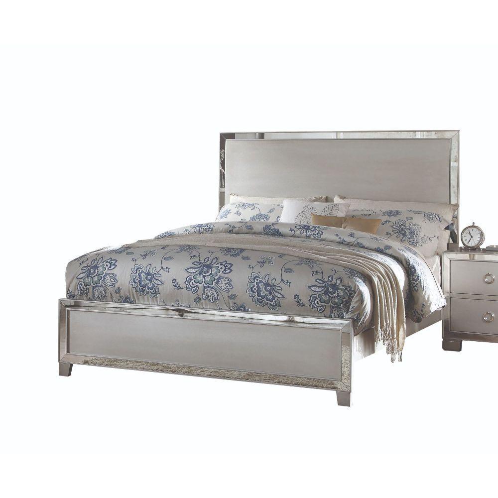 ACME Voeville II Queen Bed, Platinum  24840Q