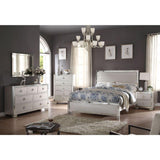 ACME Voeville II Queen Bed, Platinum  24840Q