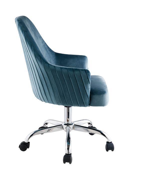 ACME Vorope Office Chair, Blue Velvet