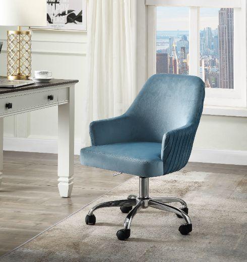 ACME Vorope Office Chair, Blue Velvet