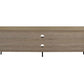 ACME Wafiya TV Stand, Rustic Oak, White & Black Finish