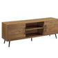 ACME Wafiya TV Stand, Rustic Wood & Black Finish