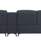 ACME Walcher Sectional Sofa, Gray Linen